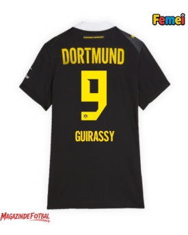 Borussia Dortmund Serhou Guirassy #9 Tricou Fotbal Replică 2026-27 Femei Deplasare Borussia Dortmund Serhou Guirassy #9 Tricou Fotbal Replică 2026-27 Femei Deplasare